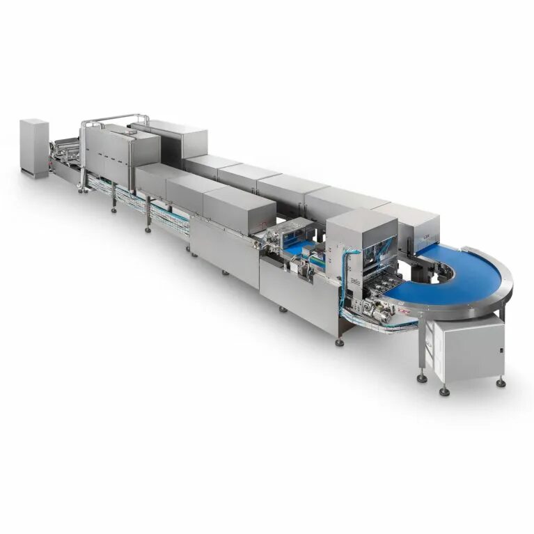 Производственная линия фото Automatic energy bar lamination line MIA Food Tech