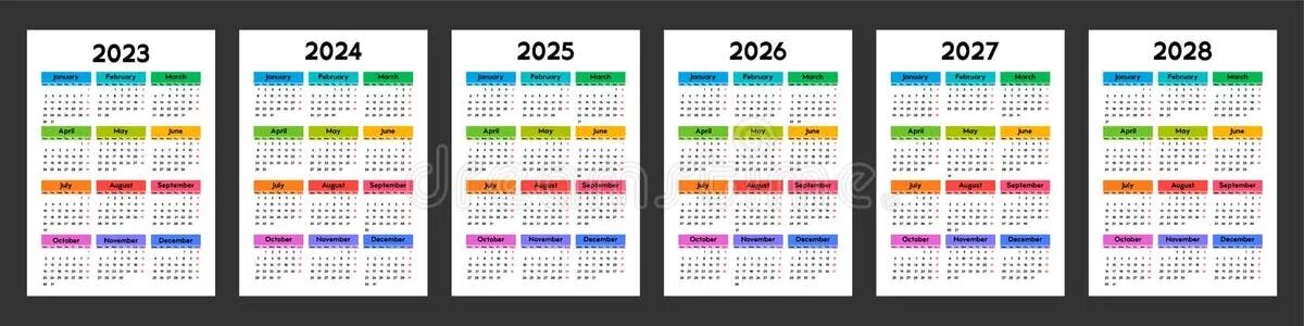 Производственный календарь 2024 2025 2026 Yearly Planner 2024 Stock Illustrations - 779 Yearly Planner 2024 Stock Illustra