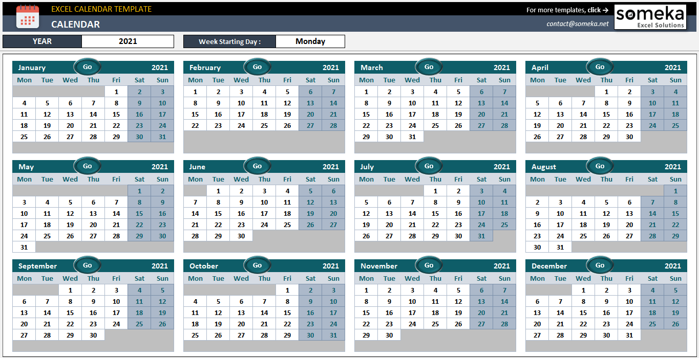 Производственный календарь 2025 excel Dynamic Calendar Excel Template 2024 Blank Calendar in Excel