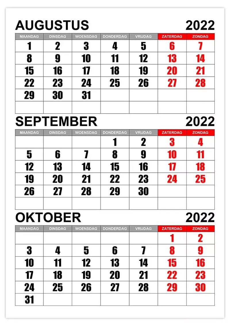 2025 calendar template with weeks start on monday Vector Image