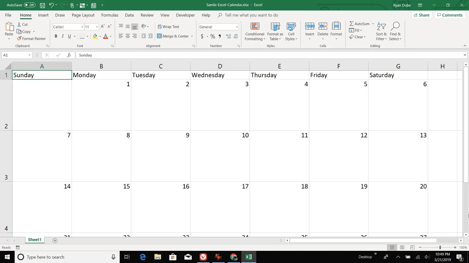 Производственный календарь 2025 скачать бесплатно в эксель How to Make a Calendar In Excel