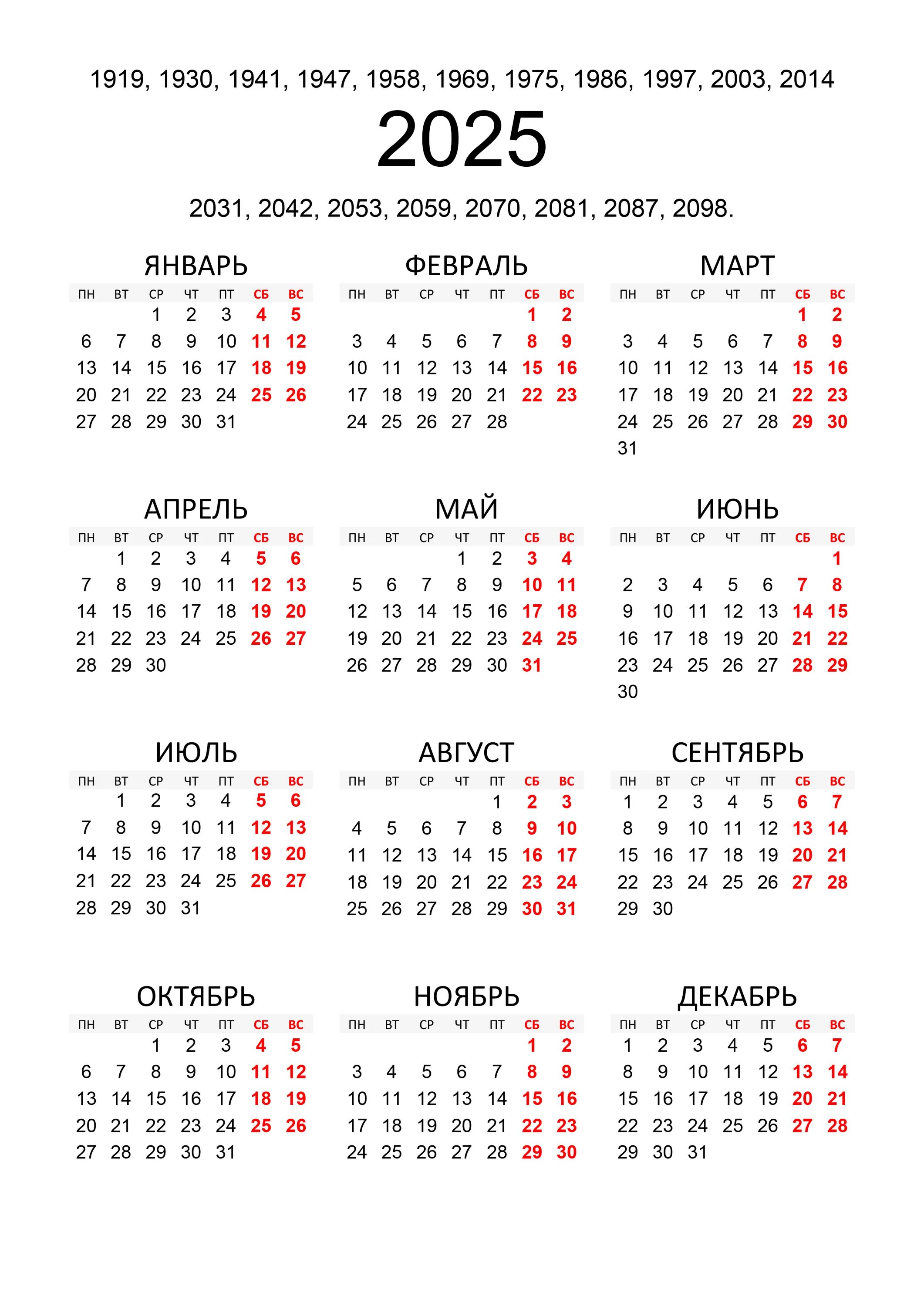 Производственный календарь на май 2025 года С каким годом совпадает календарь 2025 - 3mu.ru