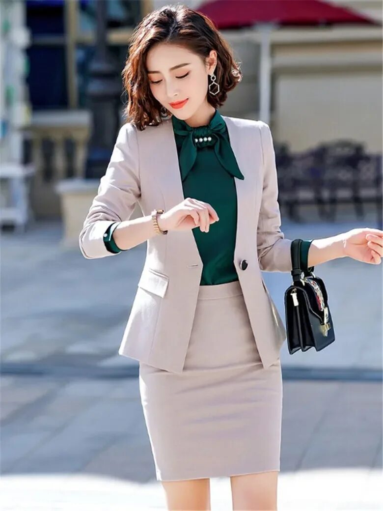 Прокат женской классической одежды бизнес стиль Women Pant Suits Office Work Uniforms Autumn Winter Fashion 2 Piece Pants Blazer