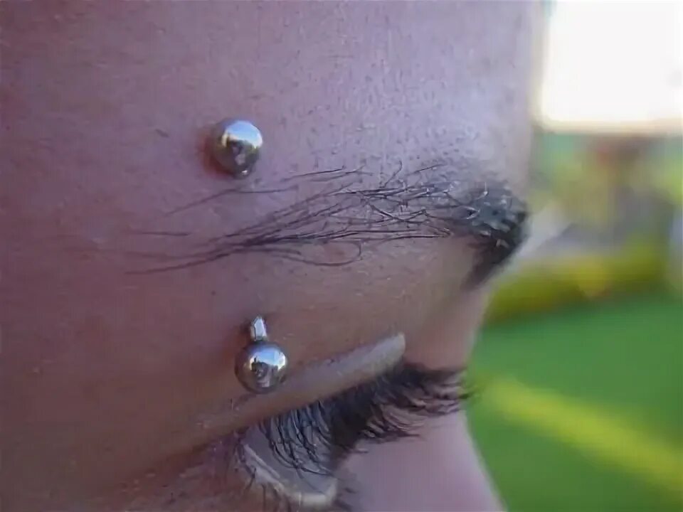 Прокол брови последствия фото Piercing modificando visual - YouTube