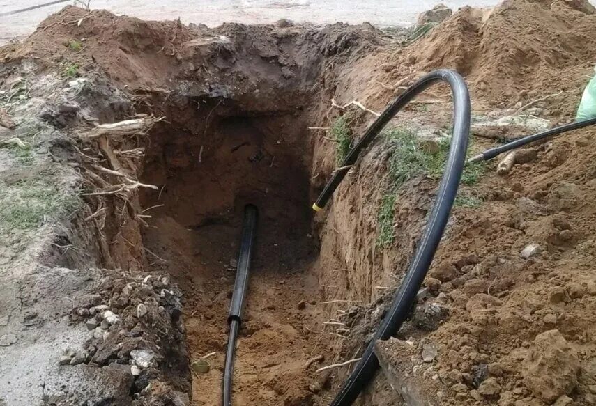 Прокол под дорогой фото Замена канализационной системы в Погорелом Городище - Водоснабжение и канализаци