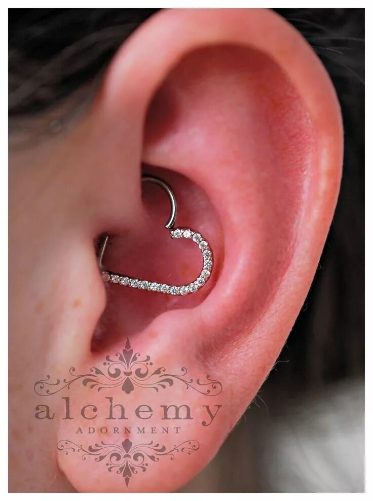 Проколола сердце шпилькой фото в ленту Pin on Ear Piercings We've Done