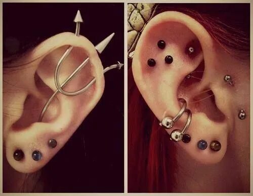 Проколола сердце шпилькой фото в ленту Nicejewelry.info Crazy piercings, Body jewelry, Ear piercings