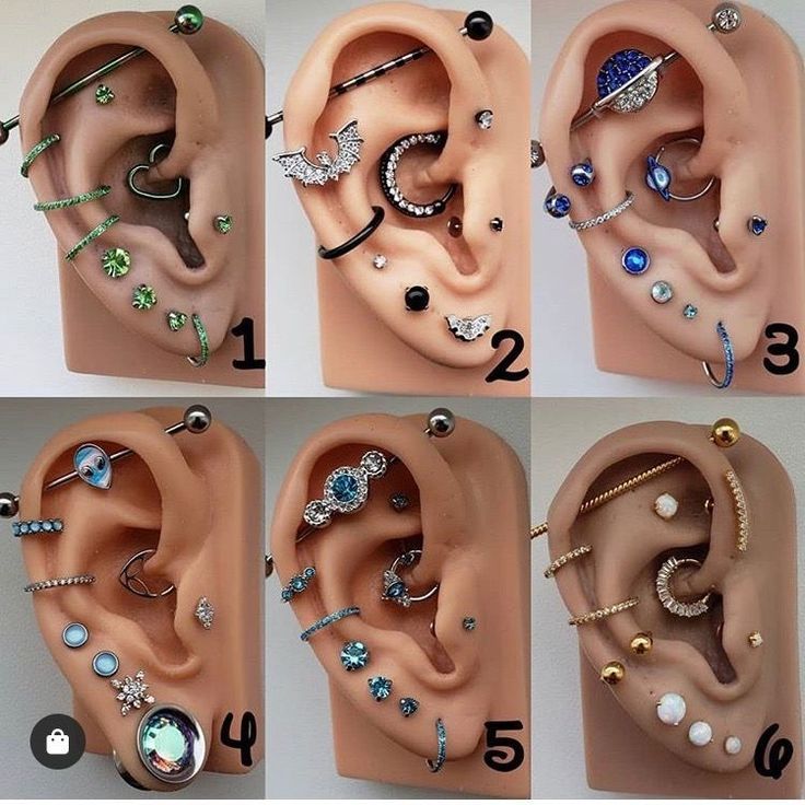 Проколы ушей виды фото и названия Piercing- Piercings- Piercing Ideas. Girls Unique Piercing Styles helix piercing