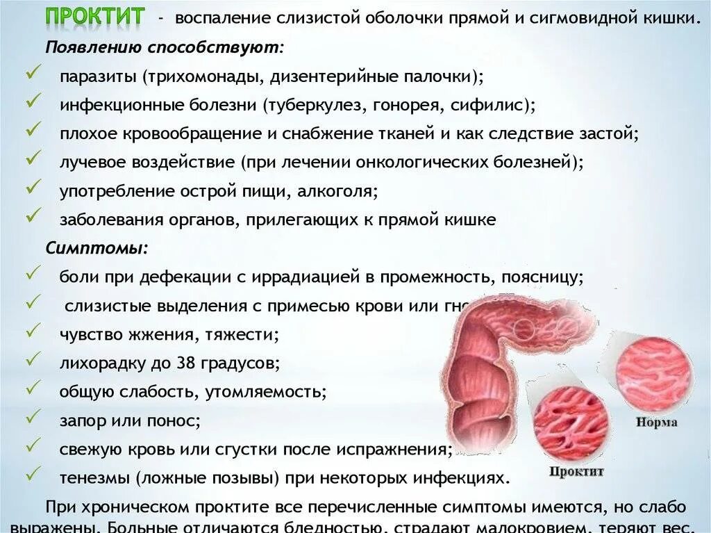 Проктит симптомы фото Почему у ребенка может появится кровь из попы после дефекации: возможные причины