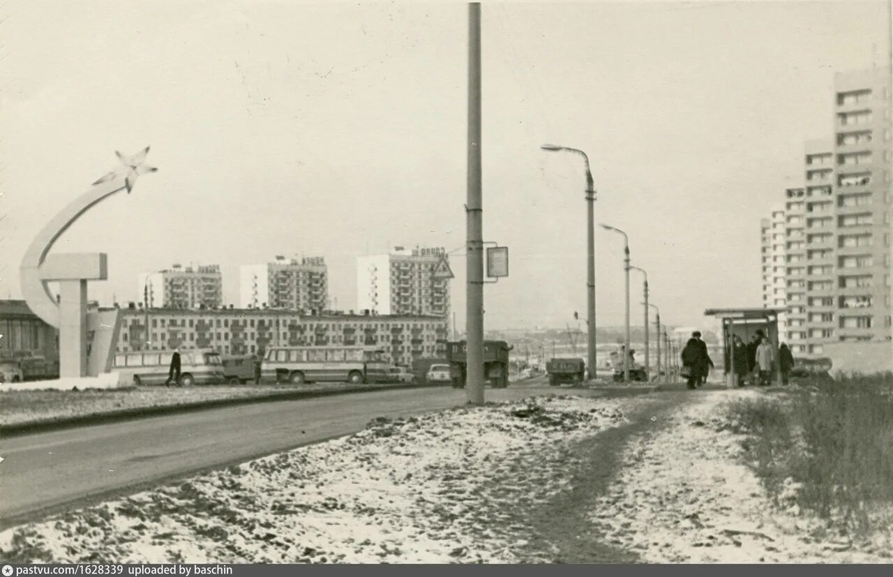 Пролетарский проспект фото 1980 годов Proletarian prospect. 1973 to 1974. Author:Frolov Konstantin Stepanovich 2022 Ис