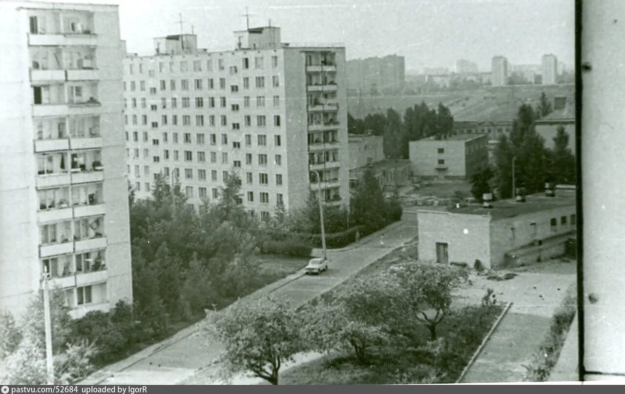 Пролетарский проспект фото 1980 годов View from the balcony #ретро_москворечье_сабурово 2022 Москворечье-Сабурово М125