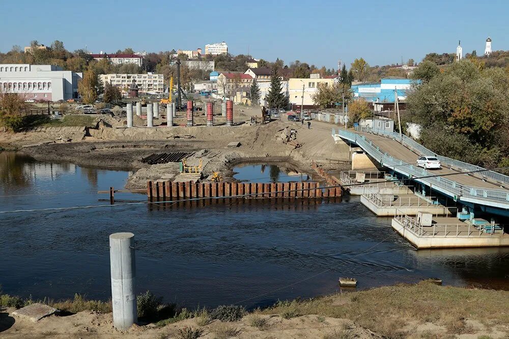 Промка на набережной в брянске фото В Брянске продолжается строительство моста на набережной - Брянская городская ад