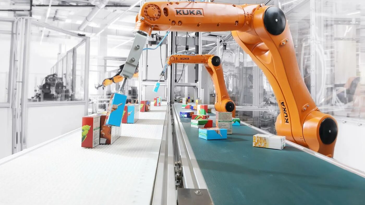 Промышленные роботы фото для презентации Official KUKA System Partner Event Benelux 2019 KUKA AG