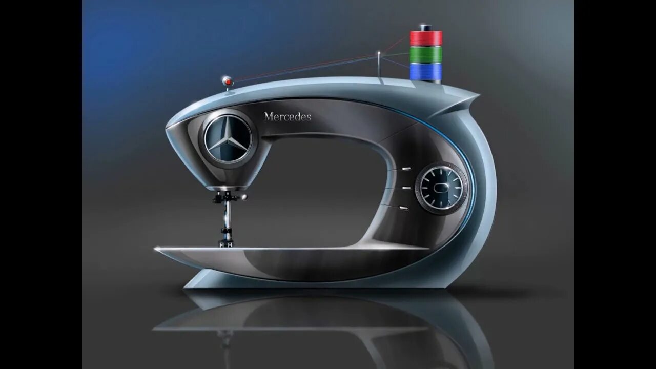 Промышленный дизайн 2024 Mercedes Sewing Machine Concept Sketches - YouTube