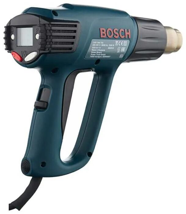 Промышленный фен фото Профессиональный строительный фен BOSCH GHG 660 LCD Professional nozzle x5 Case 