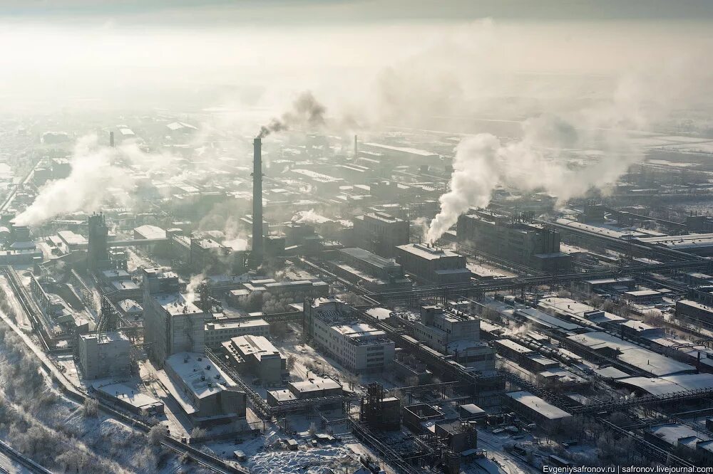 Промышленный район фото Высотный Волгоград зимой - полёт над городом-героем - Евгений Сафронов - ЖЖ