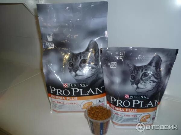 Проплан для кошек как выглядит Отзыв о Сухой корм для кошек Purina ProPlan Derma Plus Вышел котик на район, шер