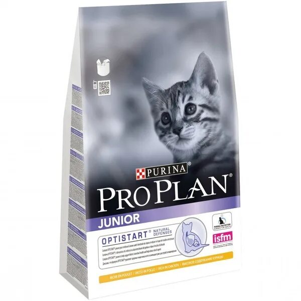 Проплан для котят фото Purina Pro Plan корм для котят всех пород, курица 1,5 кг - купить с доставкой по