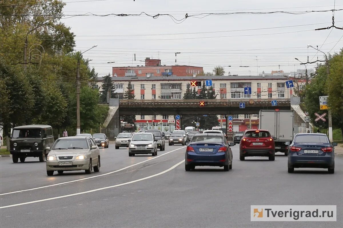 Проспект калинина тверь фото В Твери на проспекте Калинина организовали новую схему движения Твериград