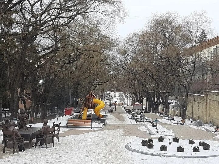 Проспект ленина кисловодск фото В Кисловодске на обновленном проспекте Ленина появилась детская площадка - МК Ст