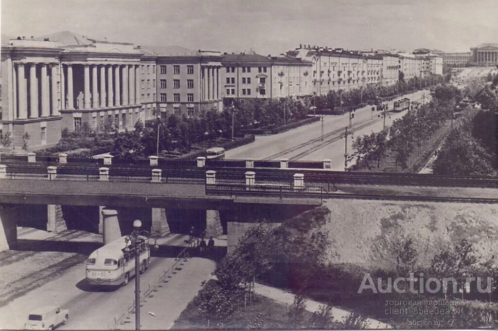 Проспект ленина в екатеринбурге фото Свердловск. Проспект им. Ленина. Фото Мусина. Изд. ЛИК