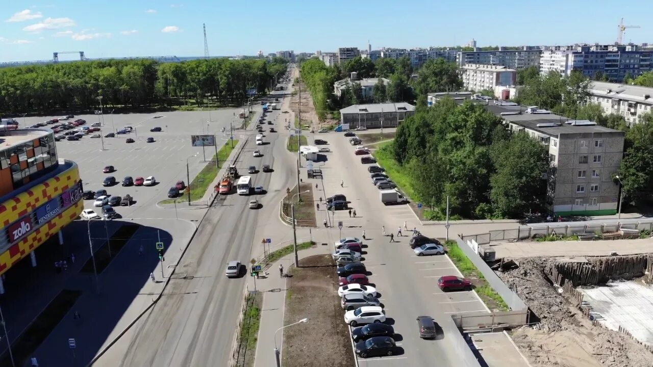 Проспект ленинградский архангельск фото Реконструкция Ленинградского проспекта в Архангельске - YouTube