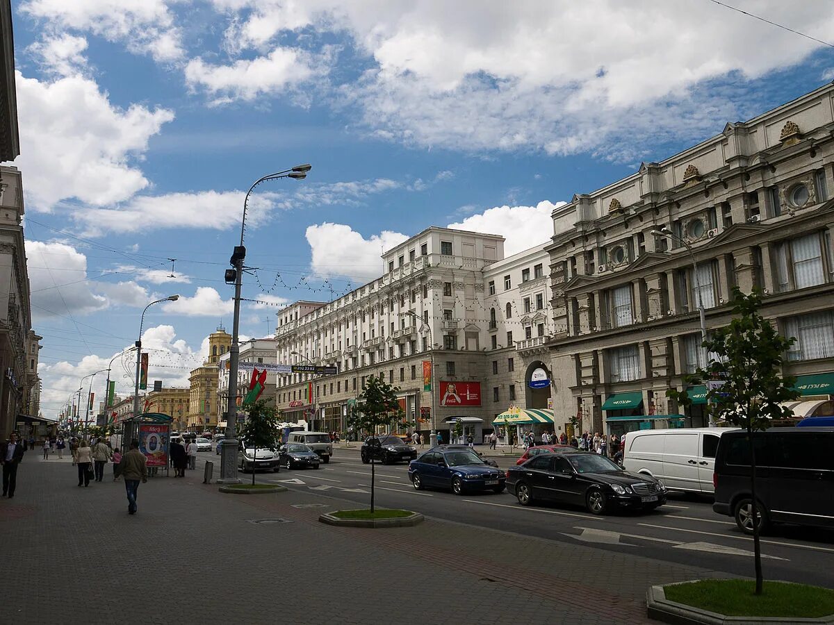 Проспект независимости фото File:Independence Avenue in Minsk.jpg - Wikipedia