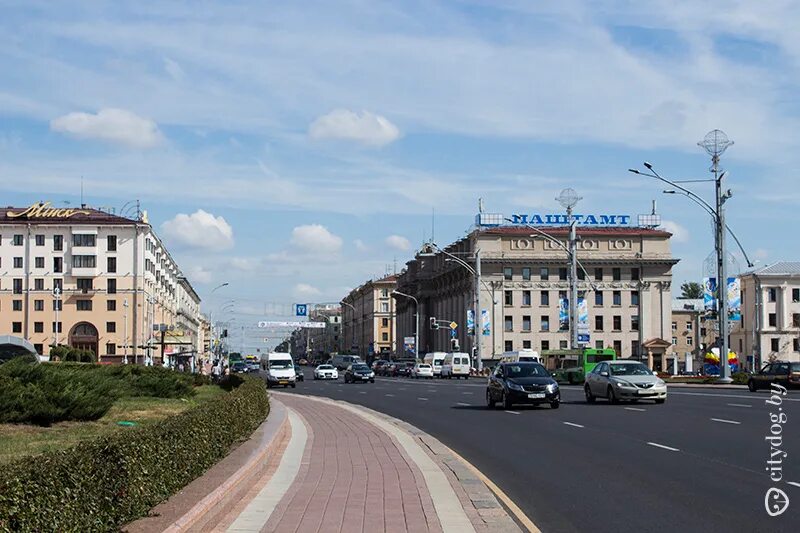 Проспект независимости минск фото Быстро-экскурсия по Минску: проспект Независимости - CityDog.io