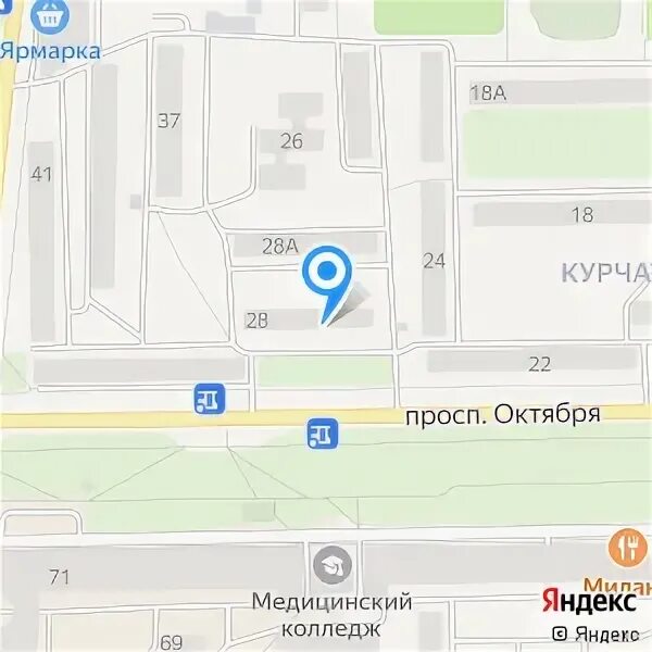 Проспект октября 31 стерлитамак на карте фото DuplexMed, аптека Стерлитамак, Октября проспект, 28