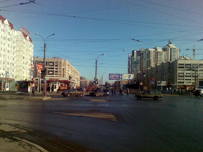 Проспект просвещения санкт петербург фото СПб перекресток пр.Просвещения / пр.Художников / Фотографии. Картинки. Видео. Бе