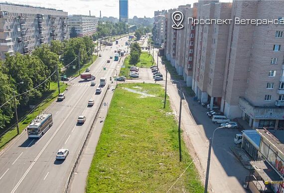 Проспект ветеранов фото ТЭК завершил восстановление благоустройства после масштабной реконструкции на пр