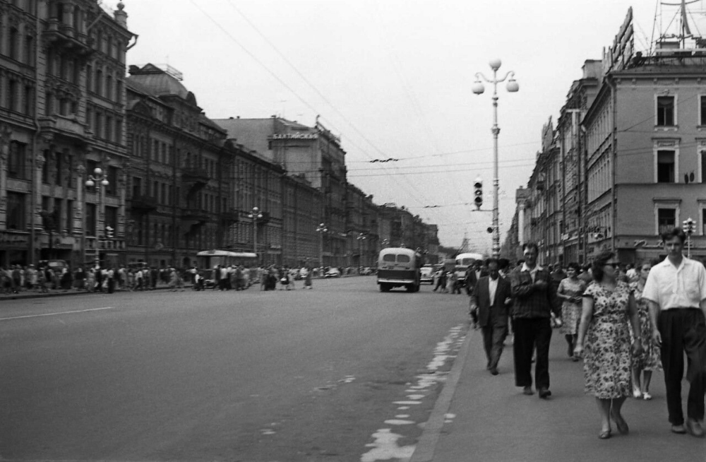 Проспекты ленинграда фото Ленинград 60-х Photo, Street view, Petersburg