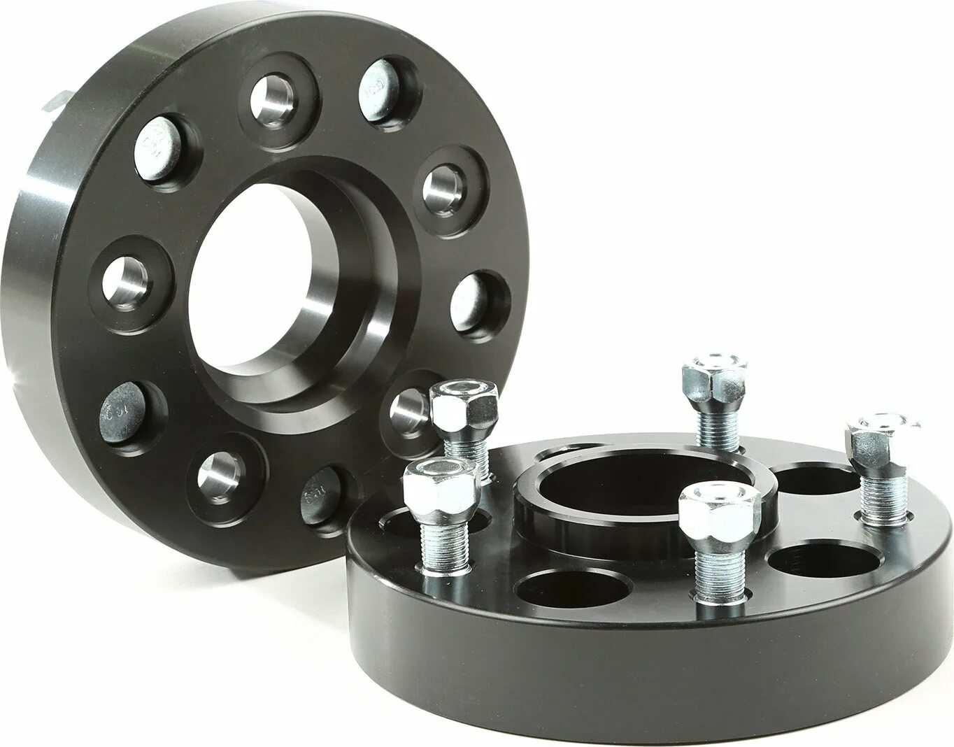 Проставки на диски фото Rugged Ridge 15201.15 1.25" Wheel Adapters for Jeeps Changing bolt pattern from 