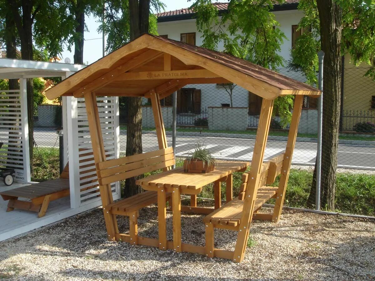 Простая беседка для дачи фото Gazebo pratolina.JPG (1200 × 900) Backyard structures, Diy gazebo, Gazebo