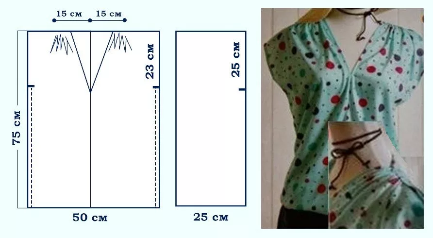 Простая блузка своими руками без выкройки очень простые выкройки блузок: 6 тыс изображений найдено в Яндекс.Картинках Mold