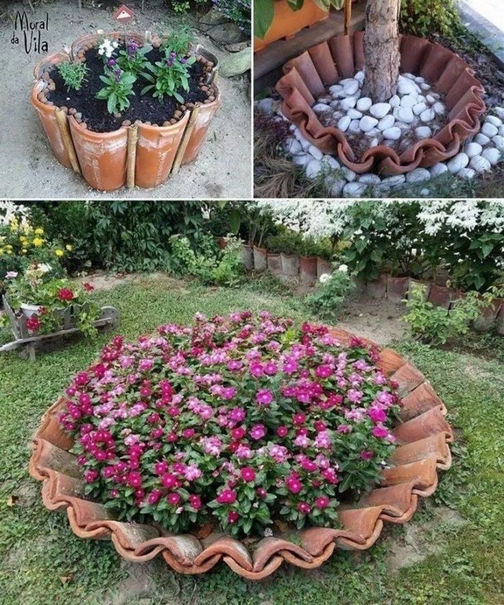 Простая клумба своими руками фото 89 Ideas De Jardineras En 2021 Jardinería En Macetas B7A Decoration jardin, Idée