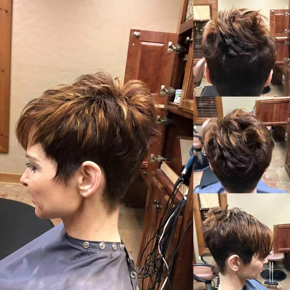 Простая короткая женская стрижка видео Pin on Hair Cute hairstyles for short hair, Haircuts for fine hair, Short hair c