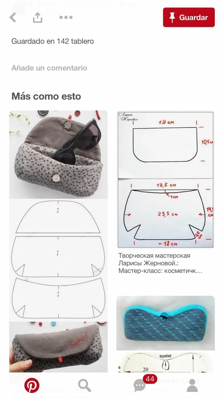 Простая косметичка своими руками выкройки Photos On Ideas Para Aprender 45D in 2024 Leather bag pattern, Bag pattern, Diy 