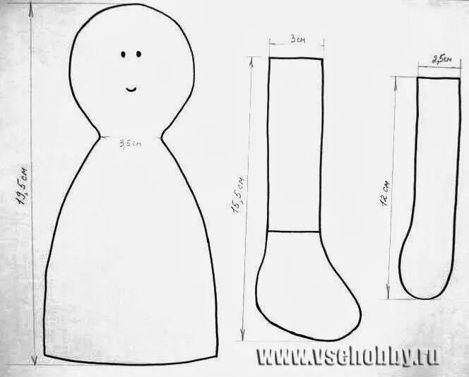 Простая кукла своими руками выкройки Resultado de imagem para moldes de bonecas de pano Doll sewing patterns, Diy toy