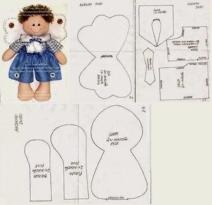 Простая кукла своими руками выкройки Pin em just to cute-sewing