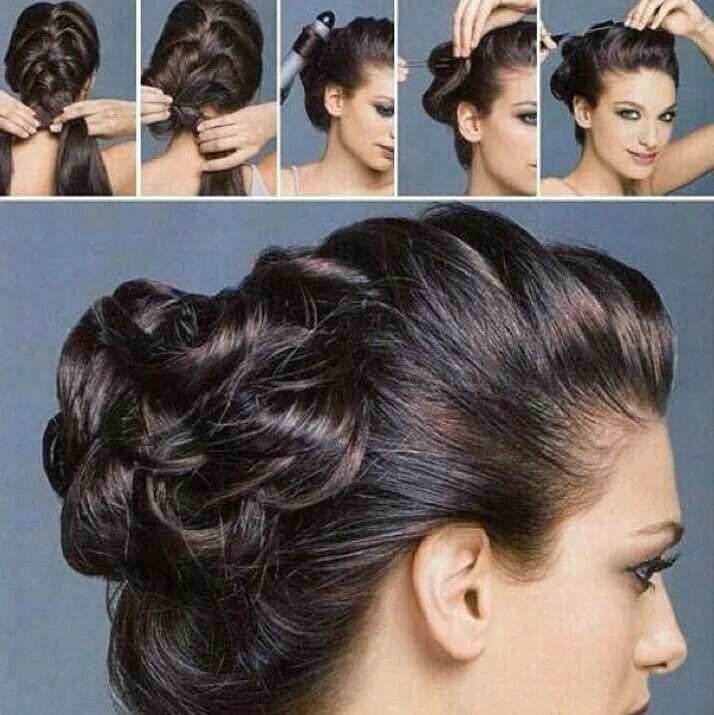 Простая праздничная прическа на длинные волосы Updos are life Long hair updo, Braided hairstyles updo, Long hair styles