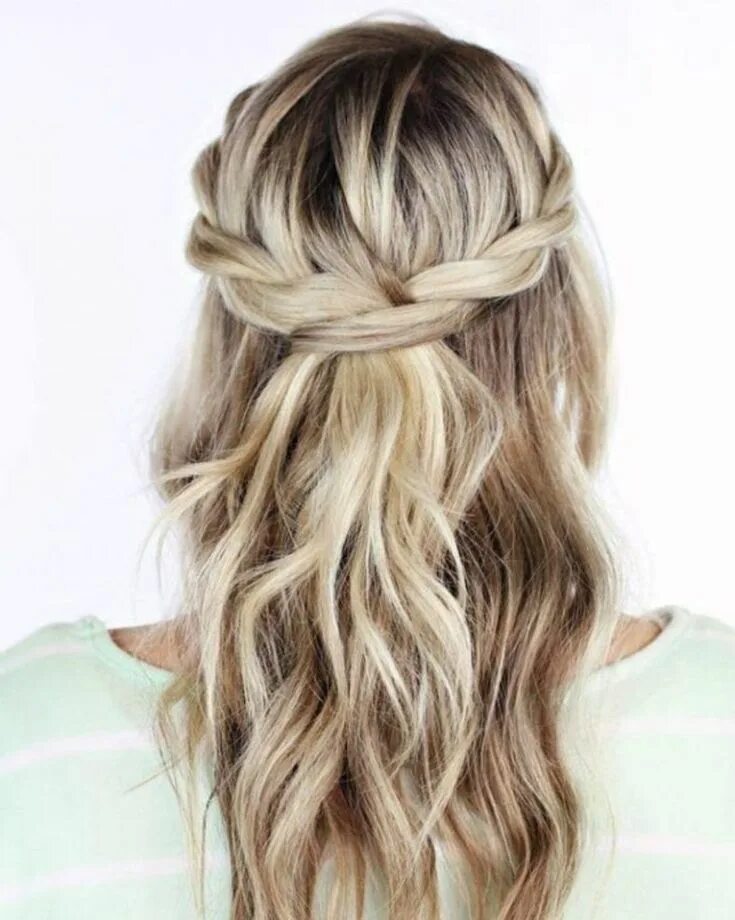 Простая прическа на средние волосы распущенные 20 Lazy Day Hairstyles That Are Quick And Cute AF - Society19 Geflochtene frisur