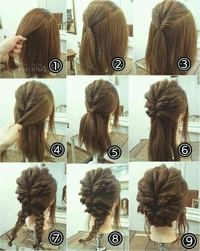 Простая прическа сама себе на длинные Pin by Kamryn Hoadley on Hair Ideas in 2022 Medium length hair styles, Hairstyle