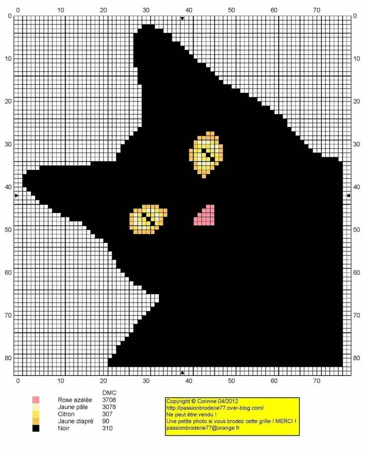 Простая схема котика спицами Кот черный - вышивка крестом Кошачий узор, Вышивки дисней, Вышитые крестиком зак