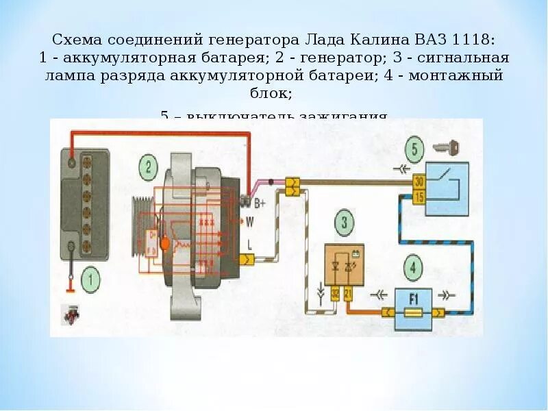 Простая схема подключения генератора Ответы Mail.ru: Помощь автоэлектрика.&#34; Заряд генератора&#34