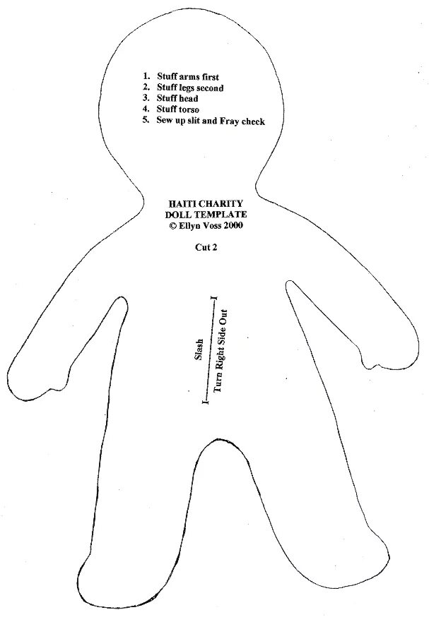 Простая выкройка куклы для начинающих moldes para rag doll - Pesquisa Google Doll sewing patterns, Fabric doll pattern