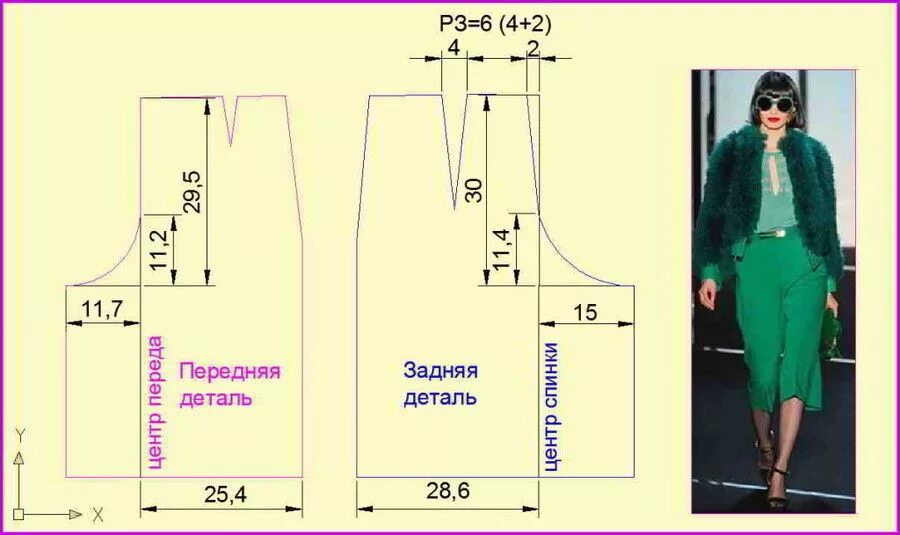 Простая выкройка юбки брюк Как сшить юбку-брюки своими руками из шифона: модели, выкройки, фото Выкройка бр