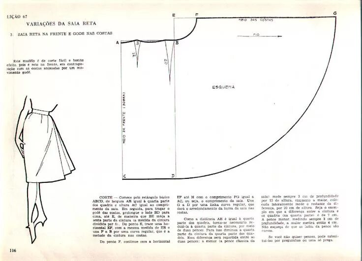 Простая юбка с запахом без выкройки Free Vintage Skirt Sewing Draft Pattern / Tutorial (avec images) Patron couture,