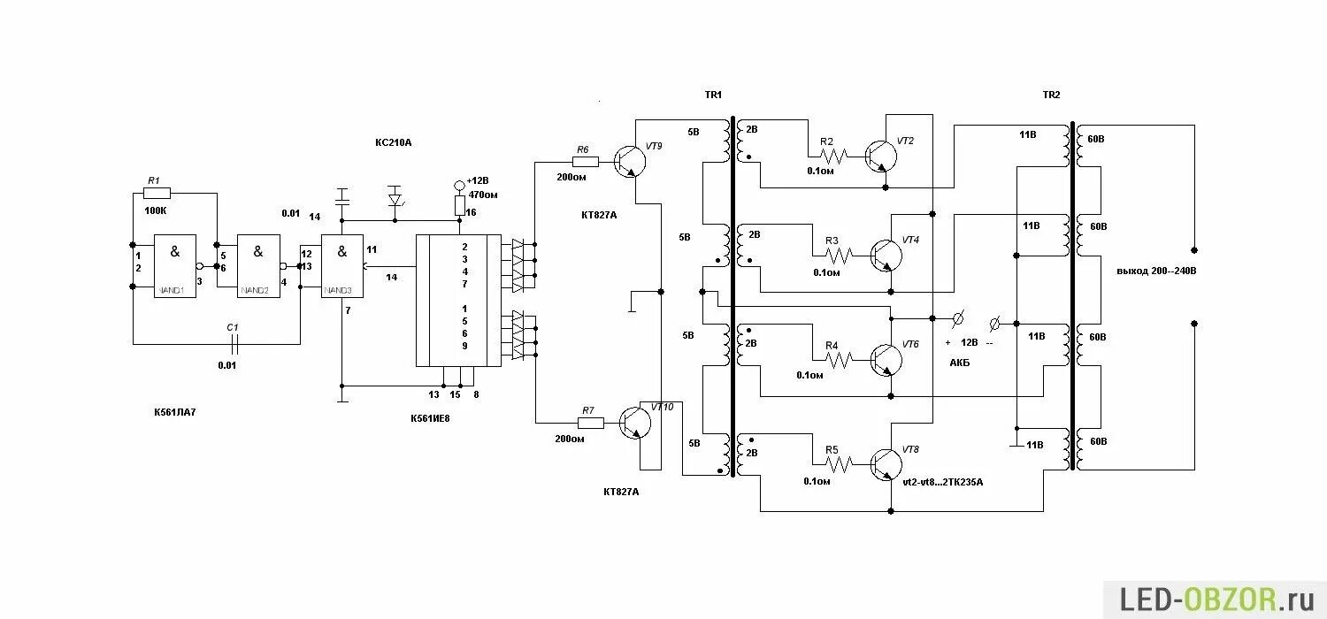 Простейший инвертор своими руками схема Пин на доске electric inverter Преобразователь, Синусоида, Инверторы