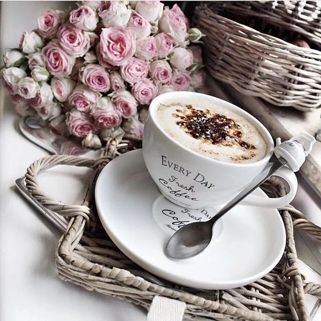 Просто доброе утро картинки красивые Time for coffee break ☕ #coffeequotes #coffeebreak Coffee breakfast, Coffee reci